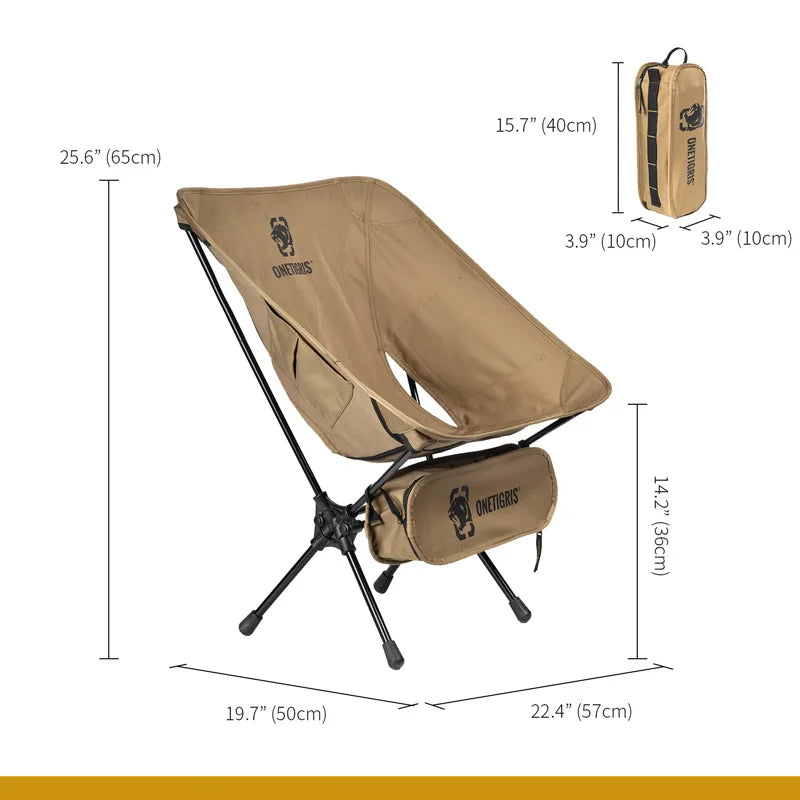 OneTigris Portable Folding Camping Chair Lightweight