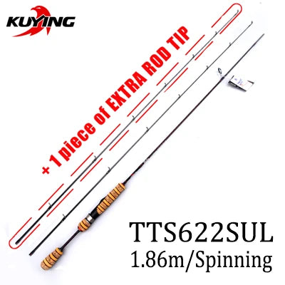 KUYING Teton Super Ultra Soft Baitcasting Spinning RodCombo