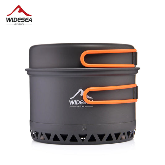 Widesea Camping Cookware Set Portable Outdoor Pot Kettle