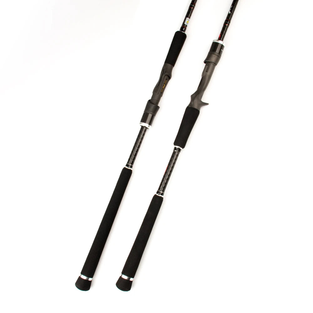 Kuying Carbon Casting Spinning Fishing Rod Medium Fast Action