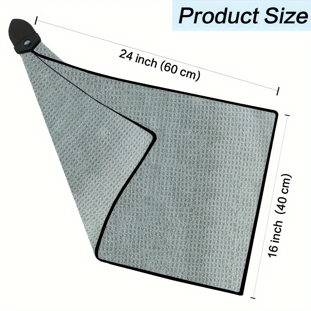 Pro Gear Sporting Goods Golf Towel Magnetic Clip Microfiber