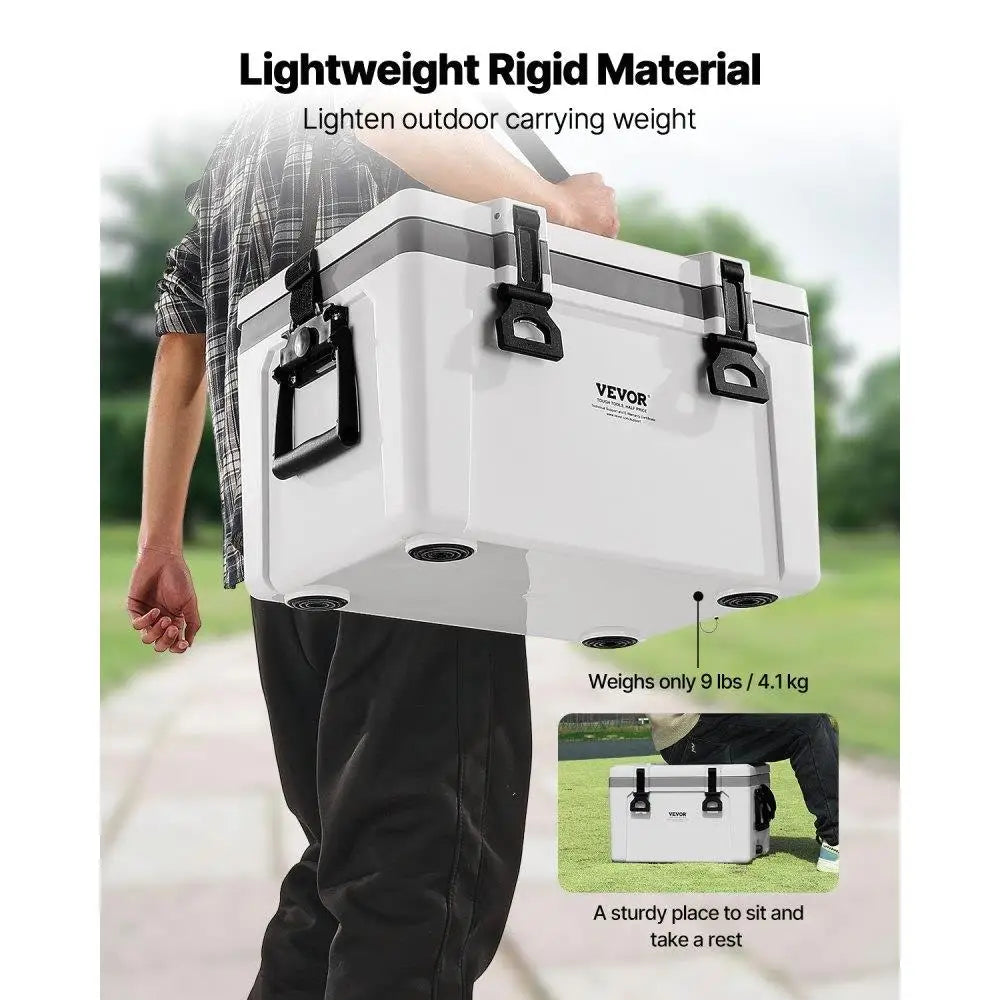 Insulated Portable Cooler With Handle Strap
