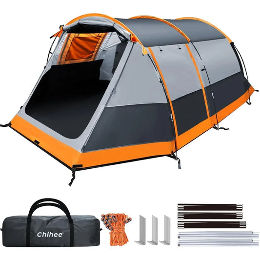 Pro Gear Sporting Goods Tunnel Tent 4 Person Family Shelter