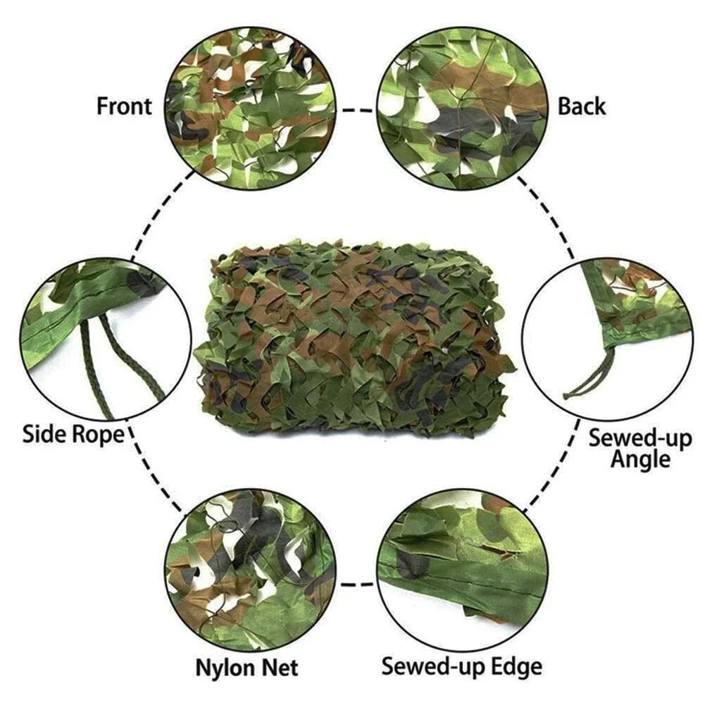 Hubei Camouflage Net Army Sunshade Shelter For Camping