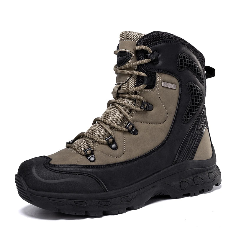 Louis Kadhr Mens Waterproof Motorcycle Hiking Boots