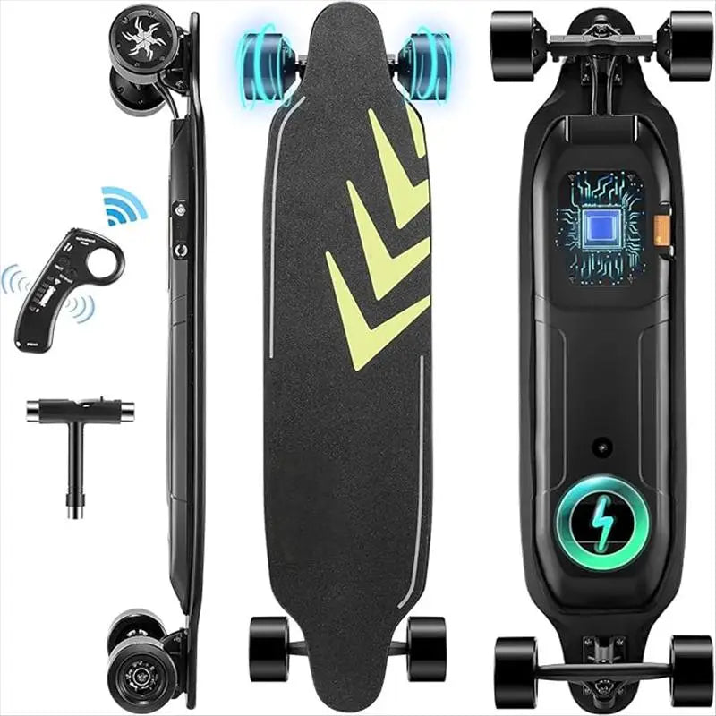 Caroma Electric Skateboard Remote Control Brushless Motor
