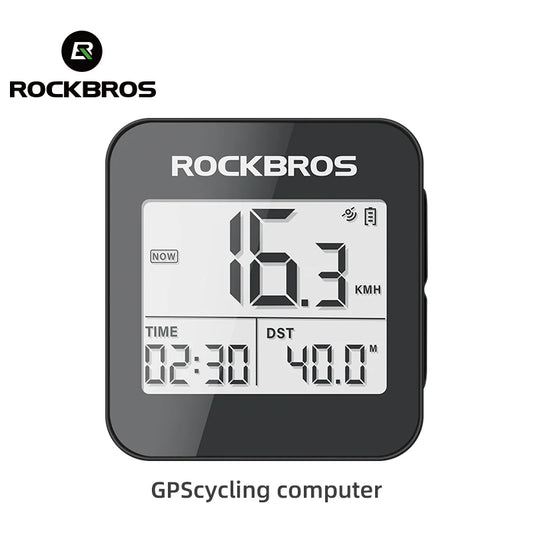 RockBros GPS Bike Computer Waterproof Wireless Speedometer