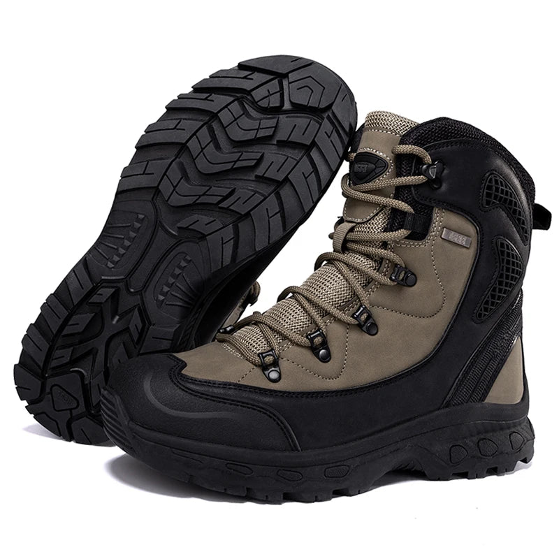 Louis Kadhr Mens Waterproof Motorcycle Hiking Boots