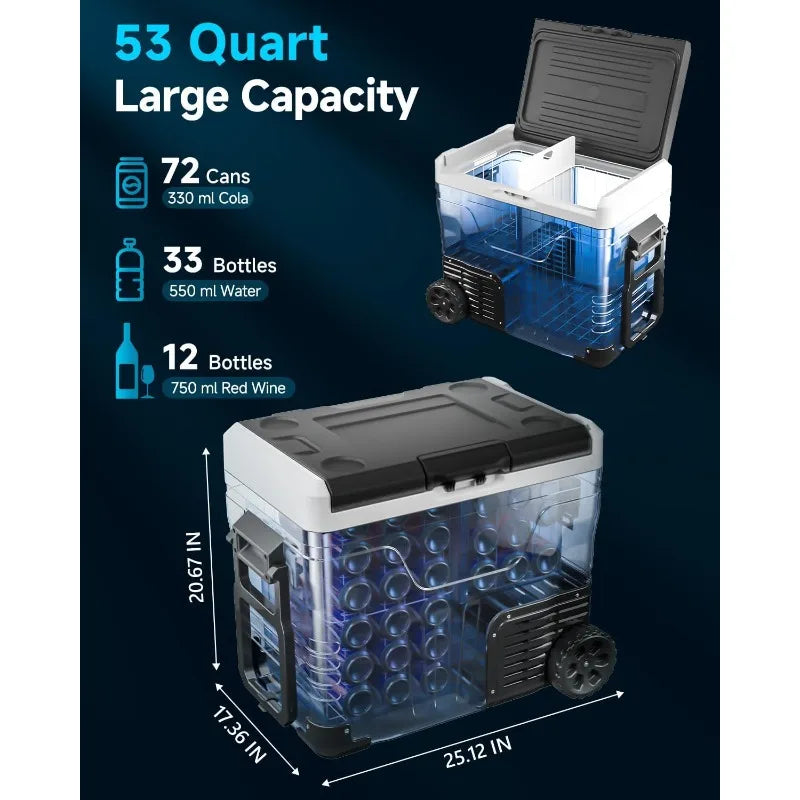 Pro Gear Sporting Goods Portable Car Fridge 12V Refrigerator