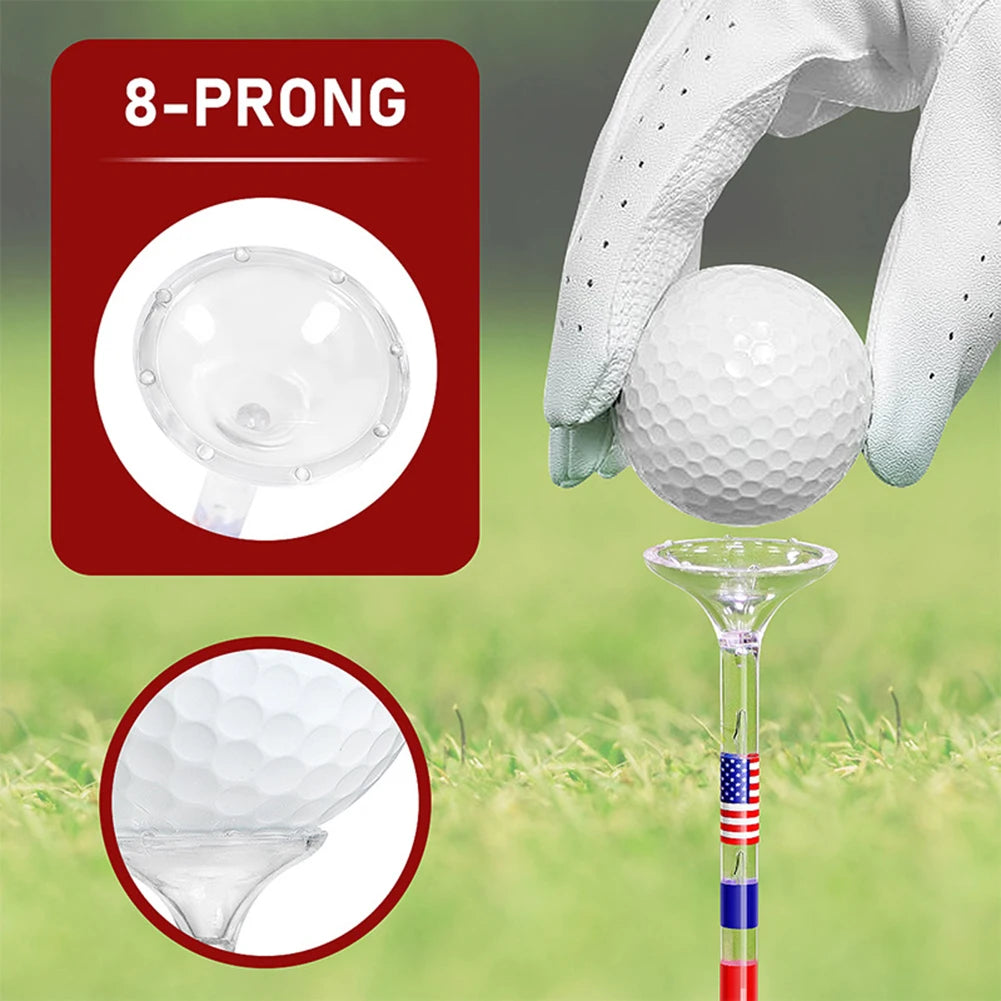 Mojoyce Plastic Golf Tees Reduce Friction Side Spin