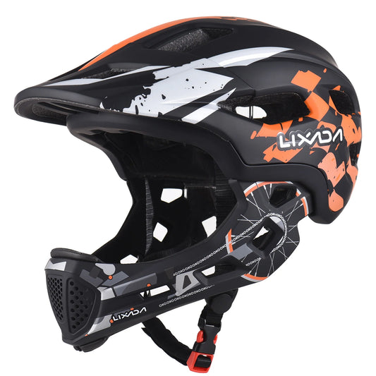 Kids Detachable Full Face Bicycle Helmet