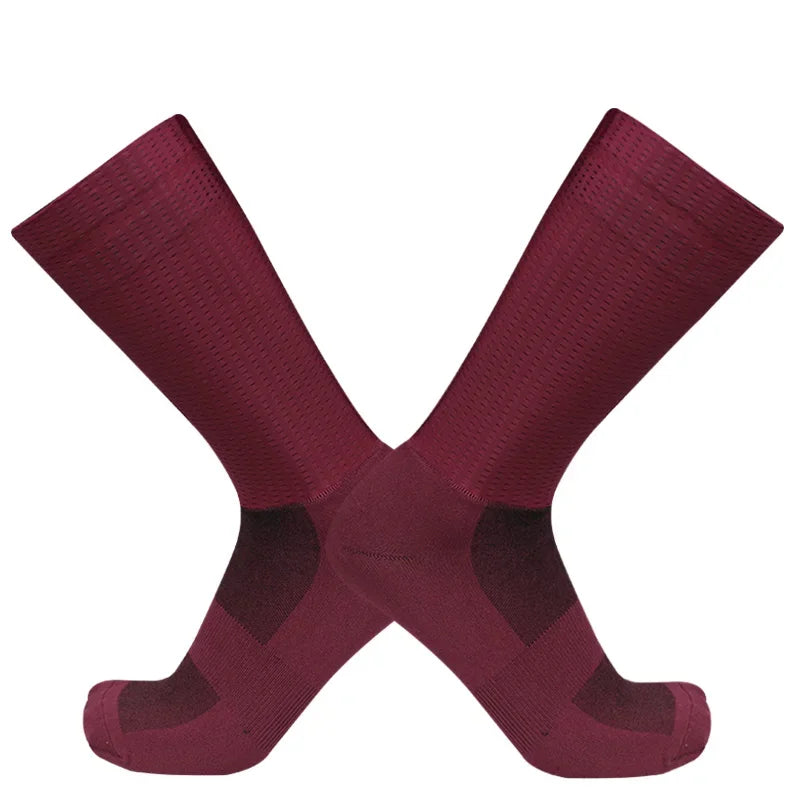 CN Gel Aero Team Cycling Socks Non Slip Breathable Racing