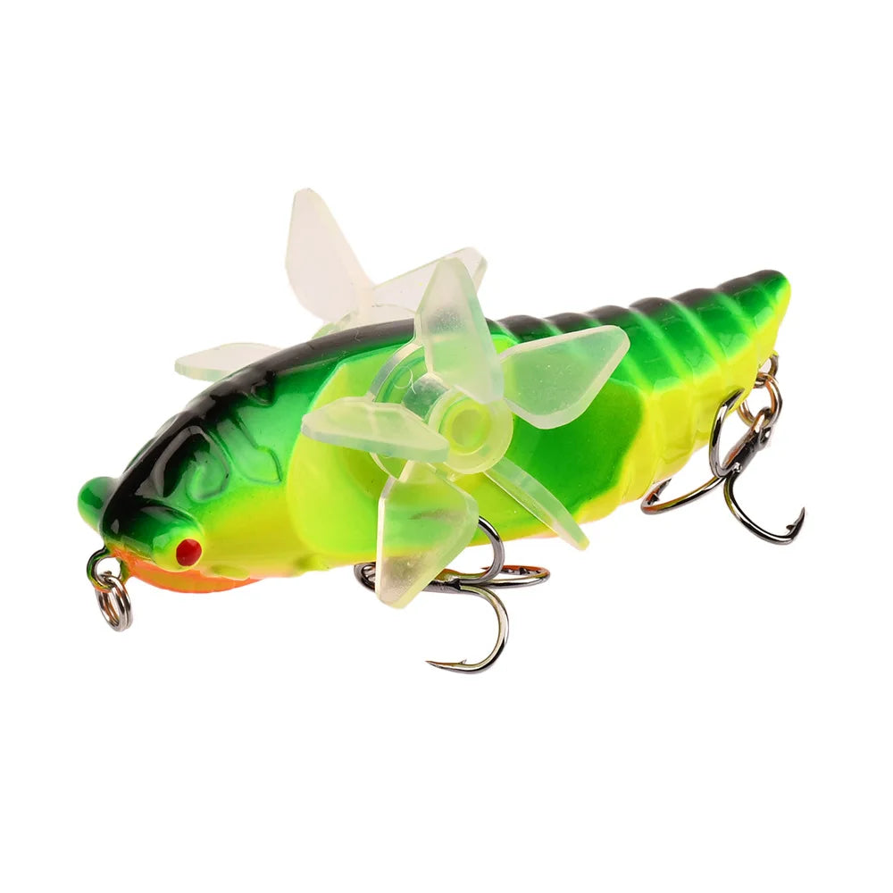Popper Spin Fishing Lure Floating Hard Bait For Bass