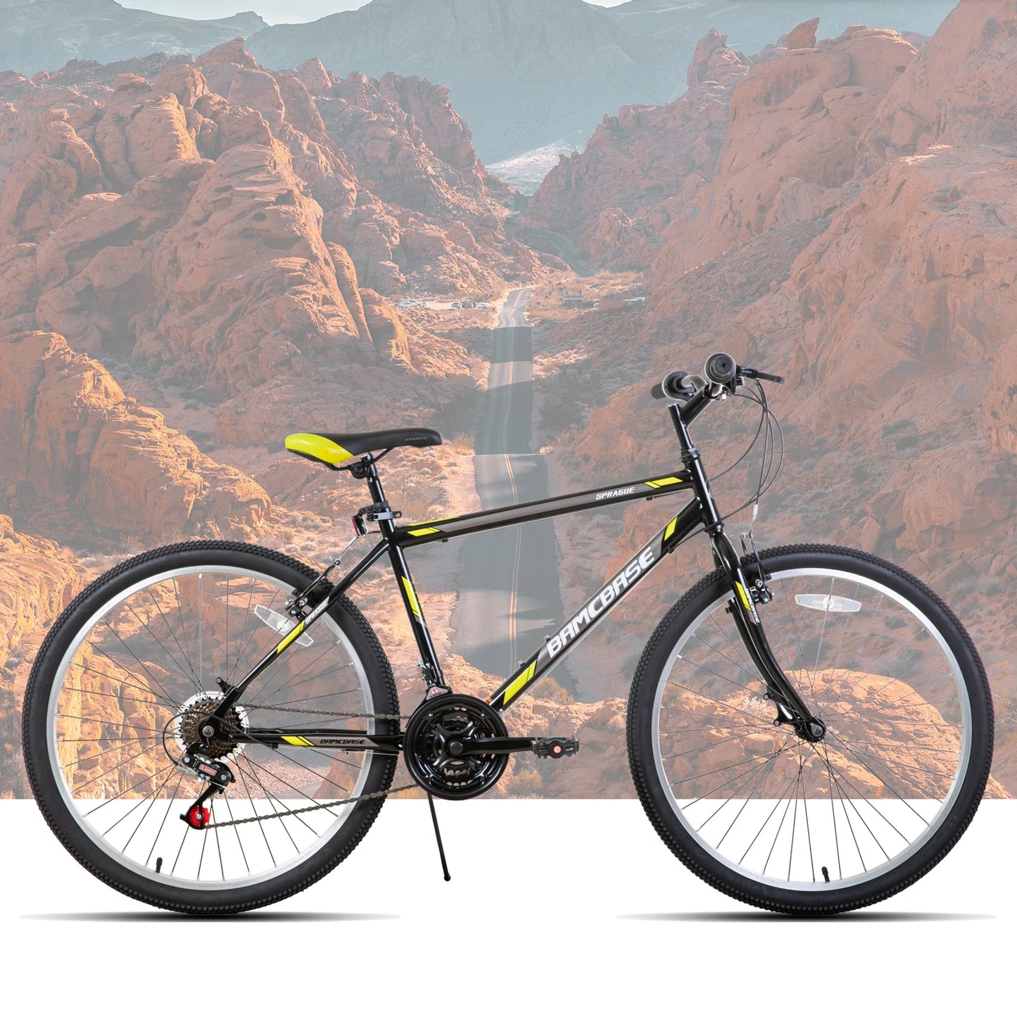 JOYSTAR Mountain Bike 21 Speed High Carbon Steel Frame