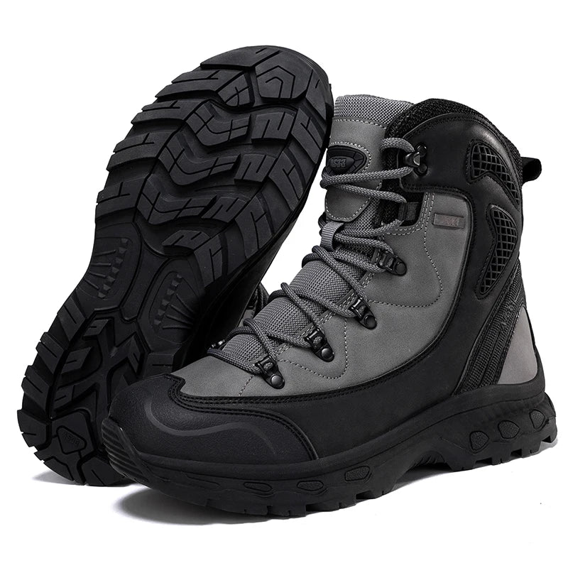 Louis Kadhr Mens Waterproof Motorcycle Hiking Boots