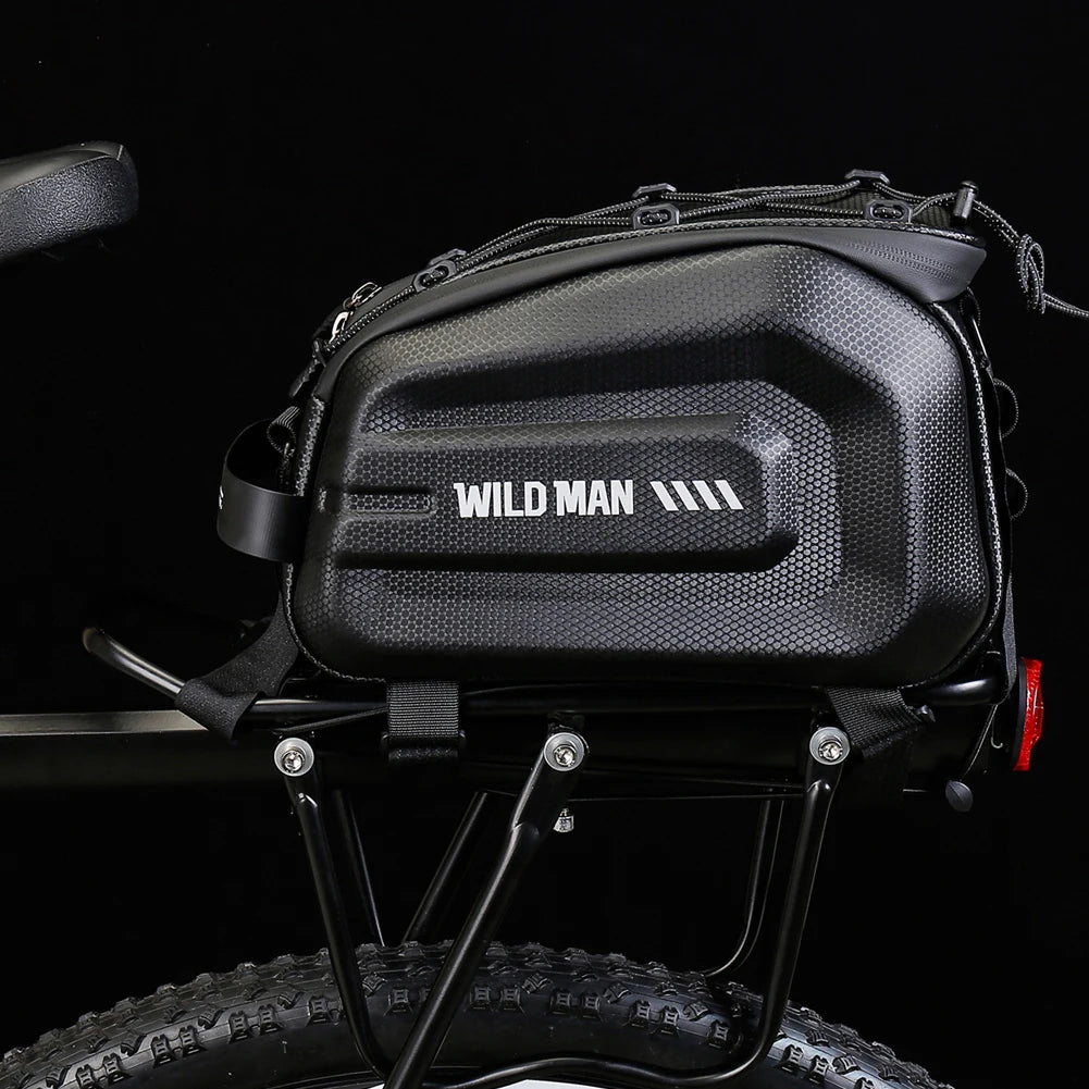 Shunmaii Waterproof EVA Hard Shell Bike Pannier Bag Carrier