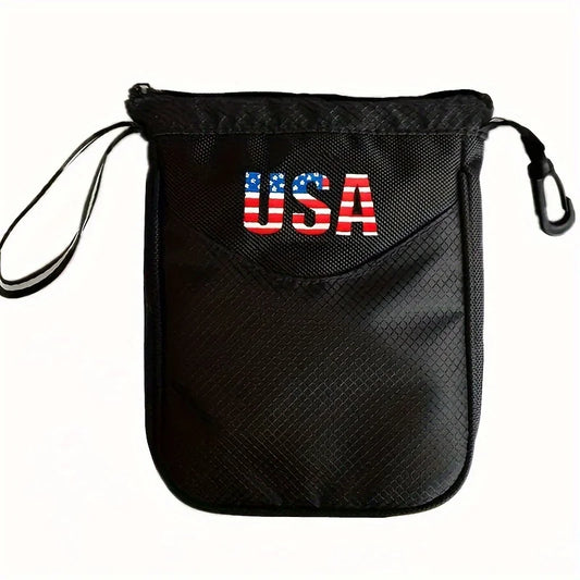 Golf Ball Pouch With Clip Hook Portable