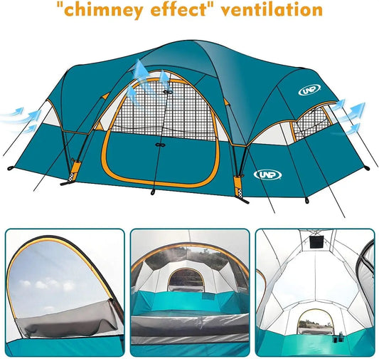Pro Gear Sporting Goods UNP Camping Tent Family Shelter