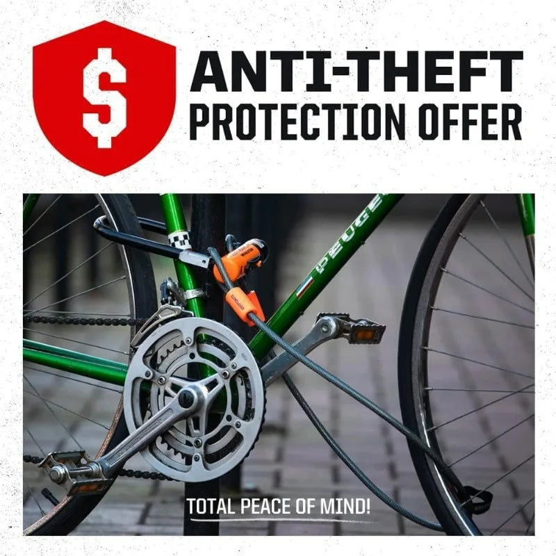 YTYIN Heavy Duty Boron Manganese Bike Chain Lock Anti Theft