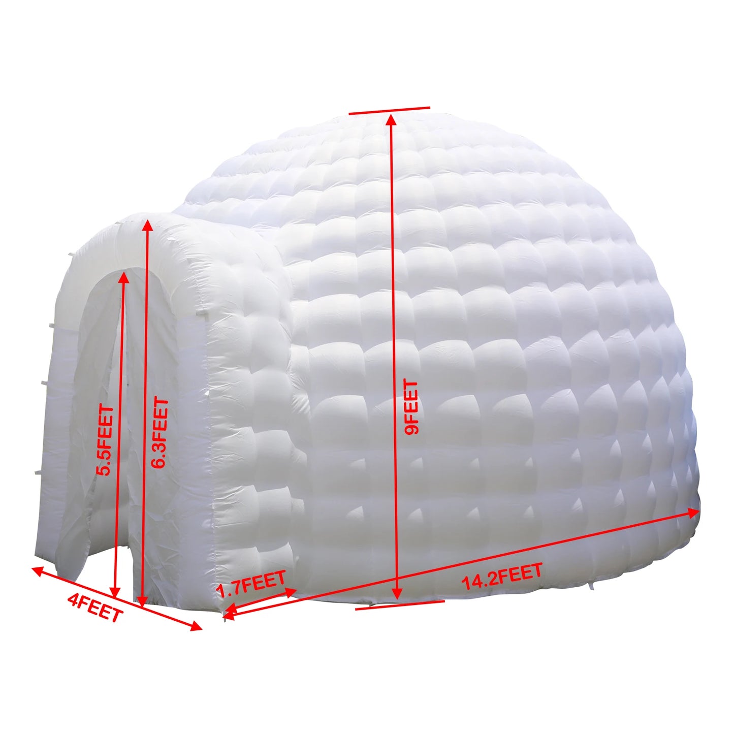 Pro Gear Sporting Goods Igloo Dome Tent With LED Light