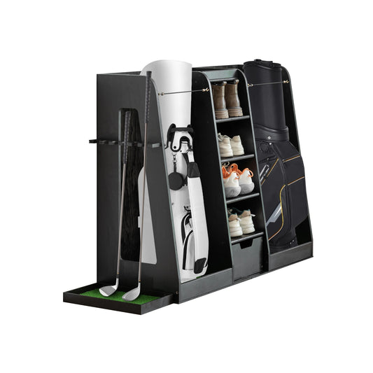 Pro Gear Sporting Goods Wooden Golf Bag Storage Rack