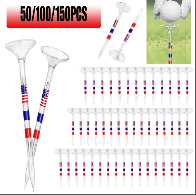 Mojoyce Plastic Golf Tees Reduce Friction Side Spin