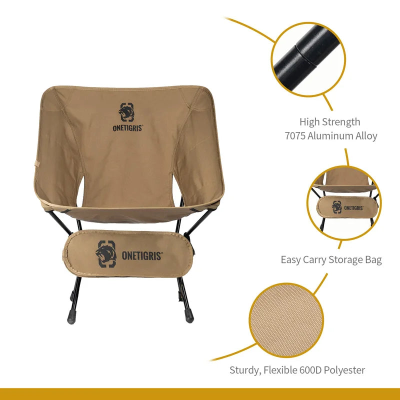 OneTigris Portable Folding Camping Chair Lightweight