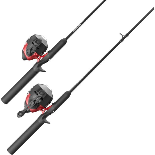 YTYIN Spincast Rod And Reel Combo Pack Two Units Kit