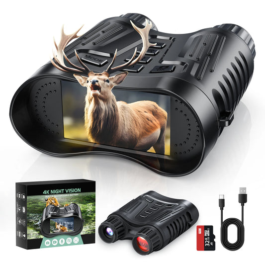 DIYIMINE Night Vision Binoculars 8X Digital Zoom 1080P