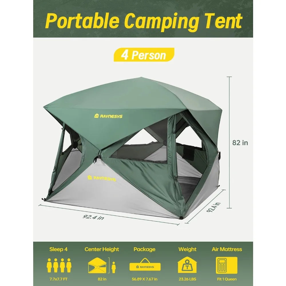 Pro Gear Sporting Goods Instant Cabin Tent Pop Up 60 Seconds