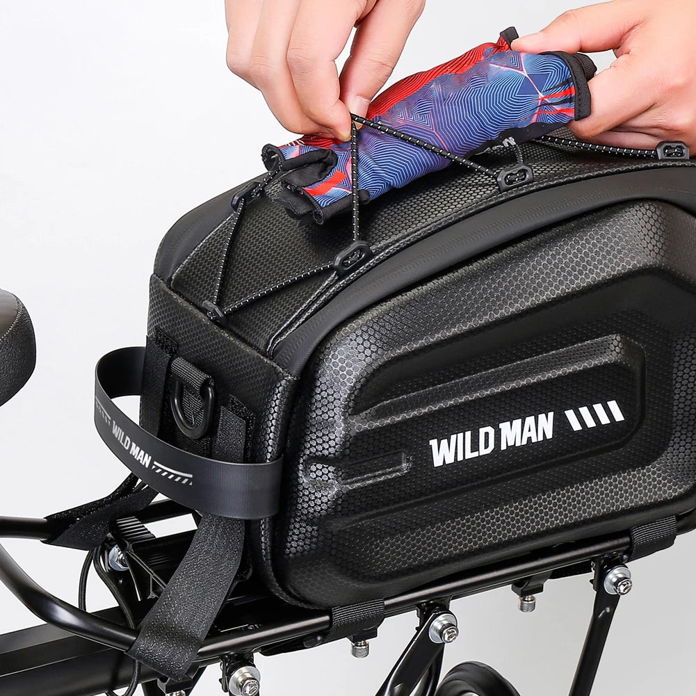 Shunmaii Waterproof EVA Hard Shell Bike Pannier Bag Carrier