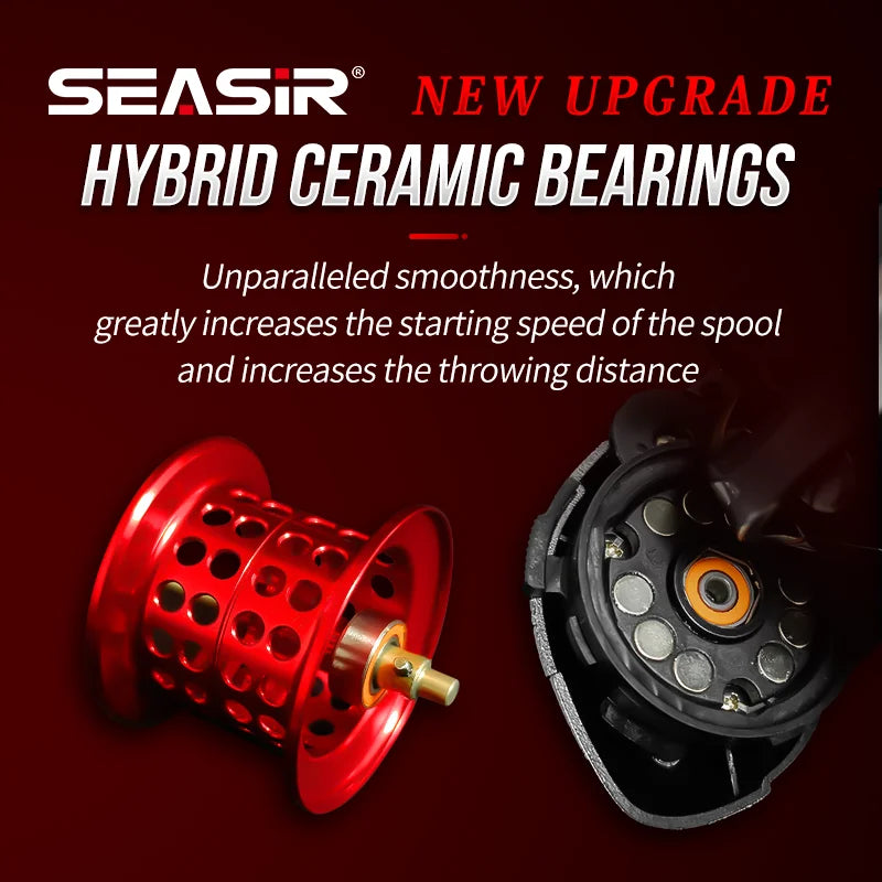 SeaSir Mansory Baitcasting Fishing Reel Ultralight Carbon