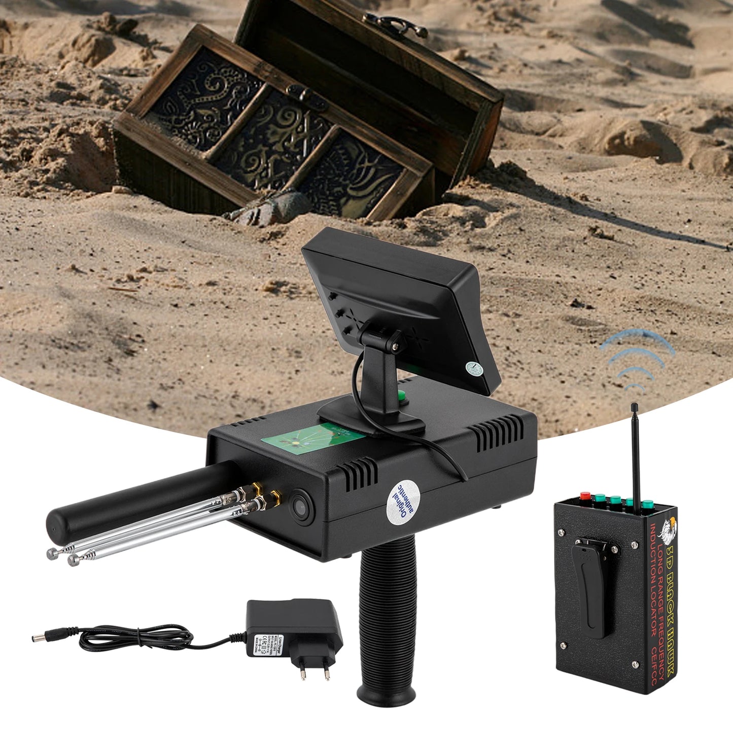 3D LED Metal Detector Remote Gold Silver Copper Finder