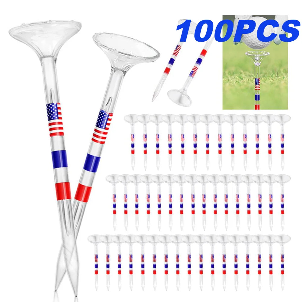 Mojoyce Plastic Golf Tees Reduce Friction Side Spin