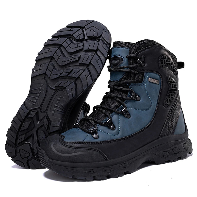 Louis Kadhr Mens Waterproof Motorcycle Hiking Boots