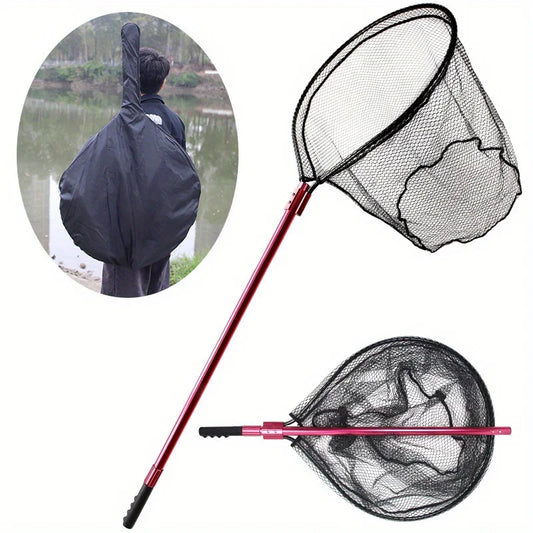 Hign Concerned Telescopic Aluminum Rubber Fishing Net