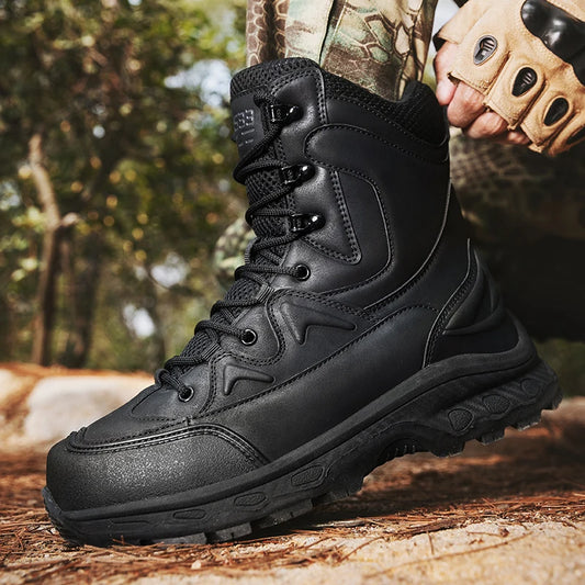 Louis Kadhrcn Men Hiking Tactical Outdoor Casual Boots