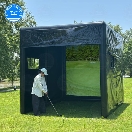 Inflatable Golf Simulator Tent For Practice
