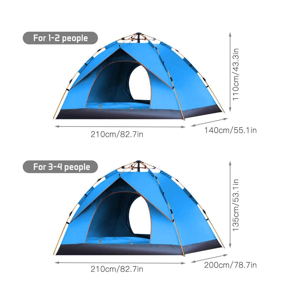 LIXADA Pop Up Tent Water Resistant Portable Camping Shelter