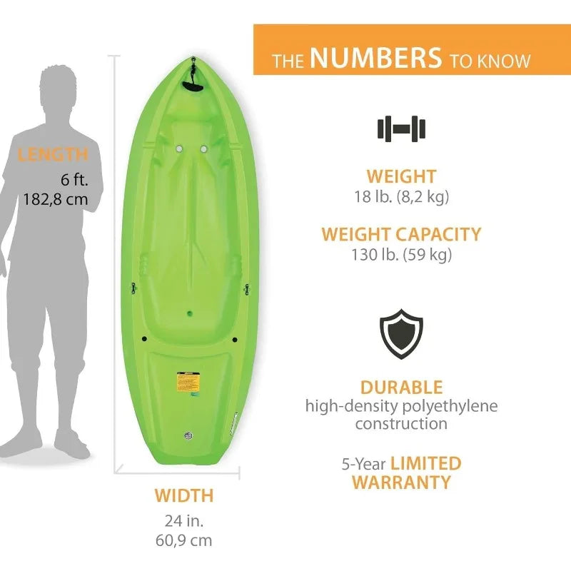 Hign-concerned Wave Kayak With Paddle Open Water Adventure