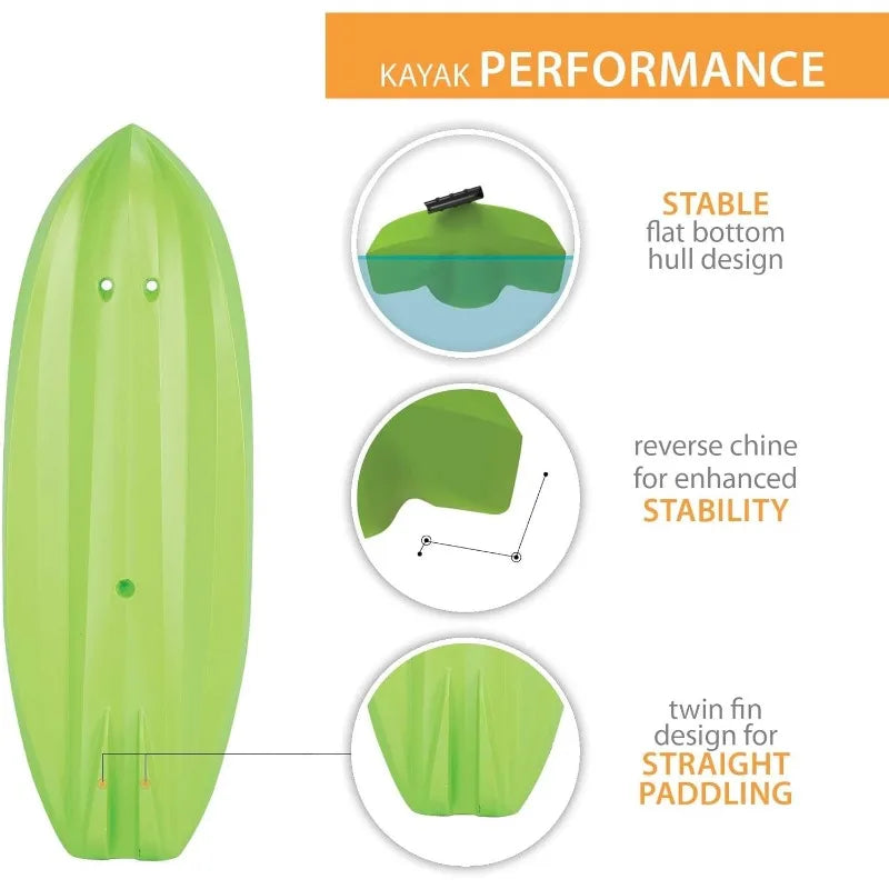 Hign-concerned Wave Kayak With Paddle Open Water Adventure