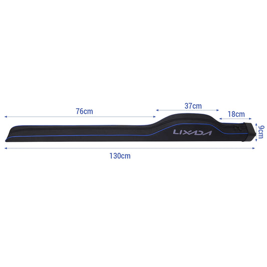 LIXADA Waterproof Fishing Rod Protective Hard Shell Case
