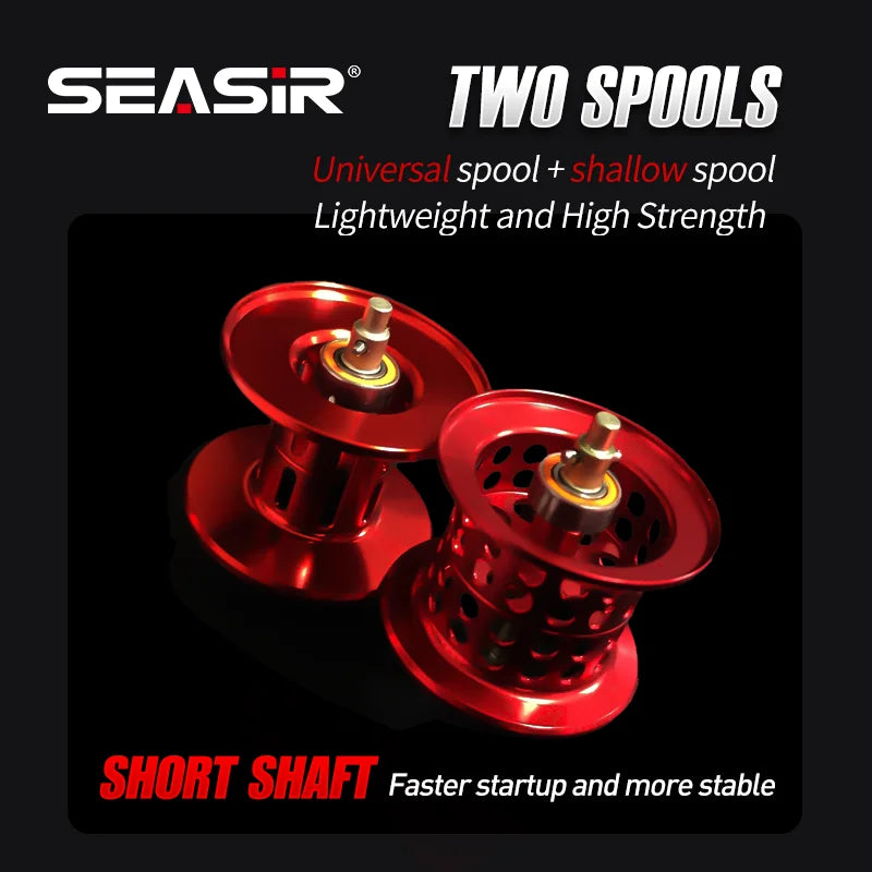 SeaSir Mansory Baitcasting Fishing Reel Ultralight Carbon