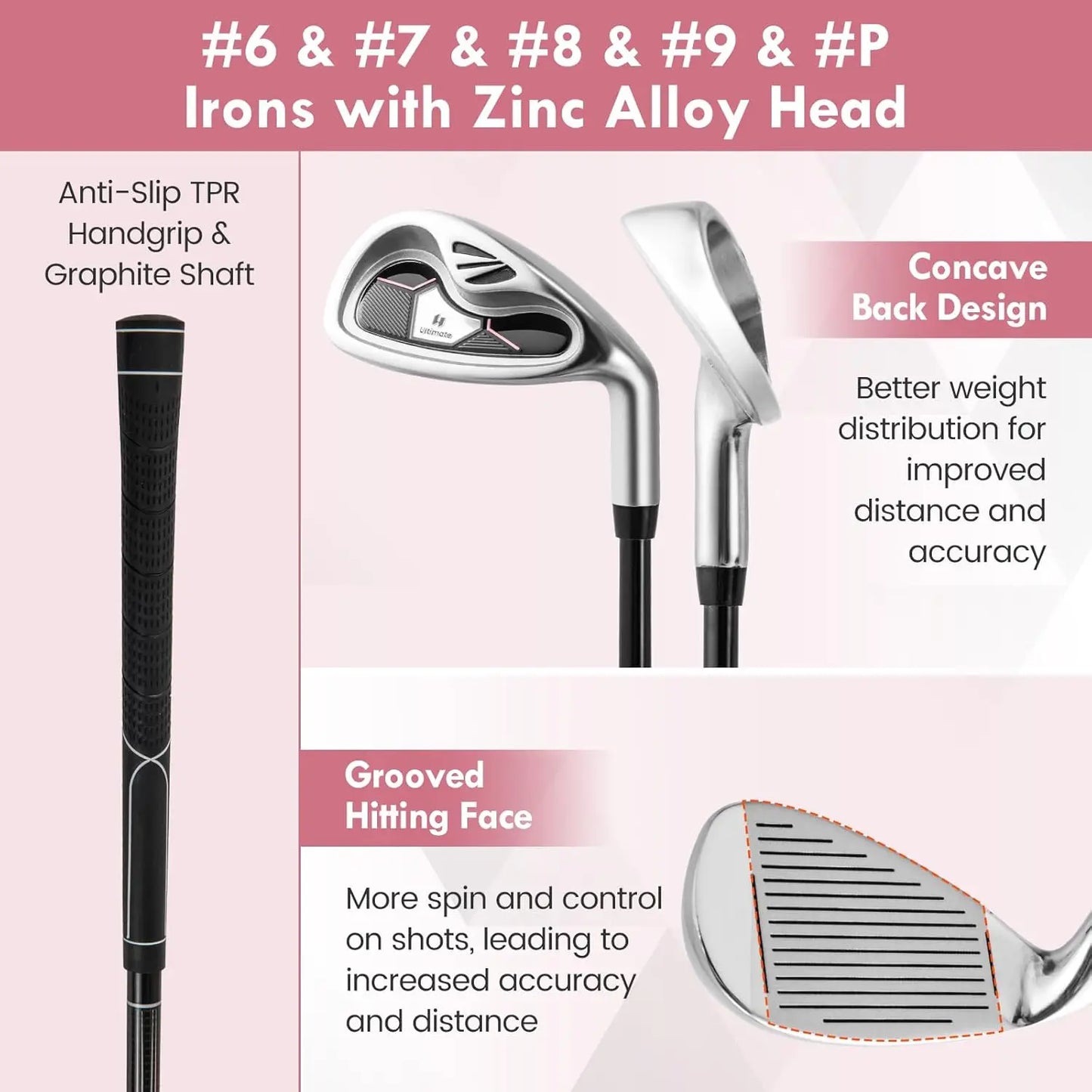 Pro Gear Sporting Goods Women Golf Club Set Right Hand