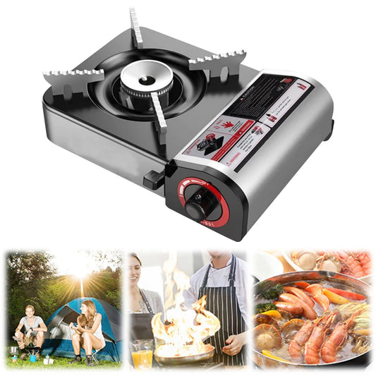 Shunmaii Portable Butane Camping Stove Adjustable Burner