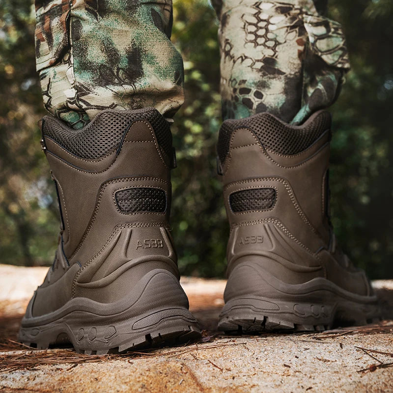 Louis Kadhrcn Men Hiking Tactical Outdoor Casual Boots