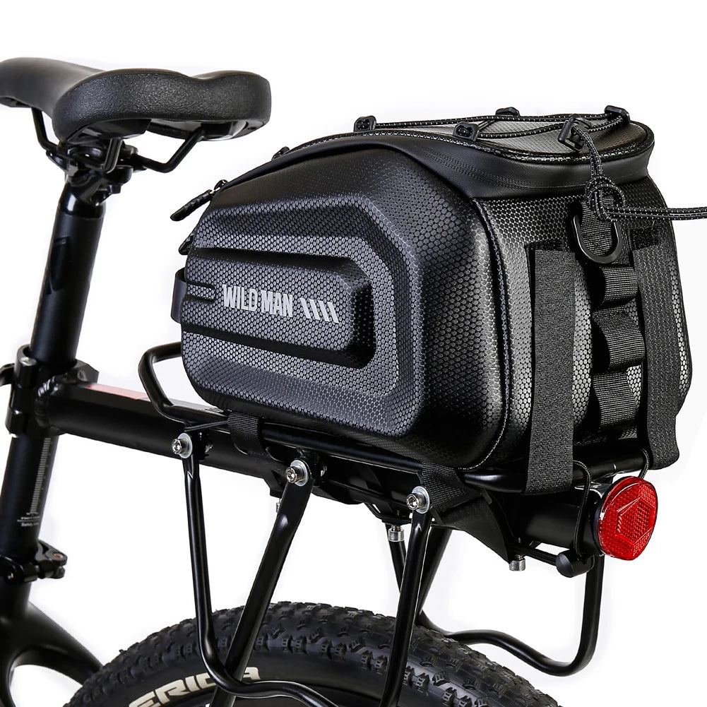 Shunmaii Waterproof EVA Hard Shell Bike Pannier Bag Carrier