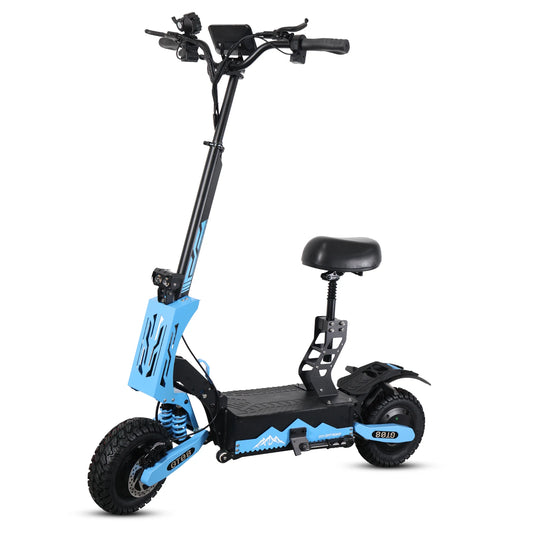 Arwibon 5600W Electric Scooter Dual Motor Folding Seat