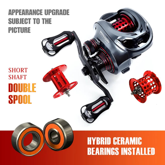SeaSir Mansory Baitcasting Fishing Reel Ultralight Carbon
