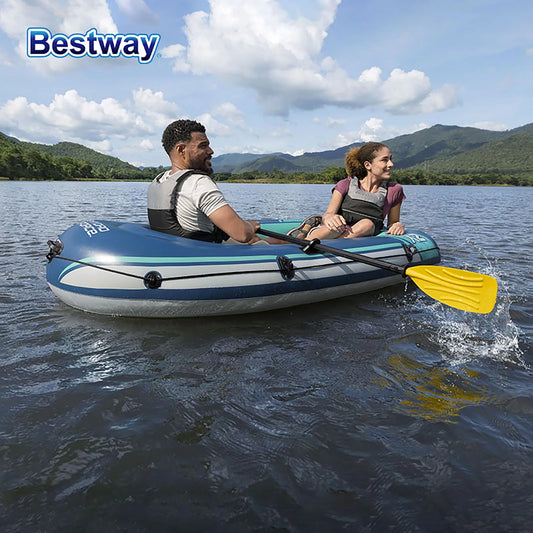 Bestway 61153 Two Person Inflatable Kayak Durable PVC Boat